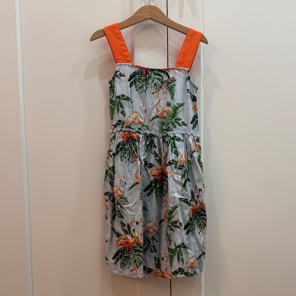 Stella McCartney Flamingo Print Kids Dress